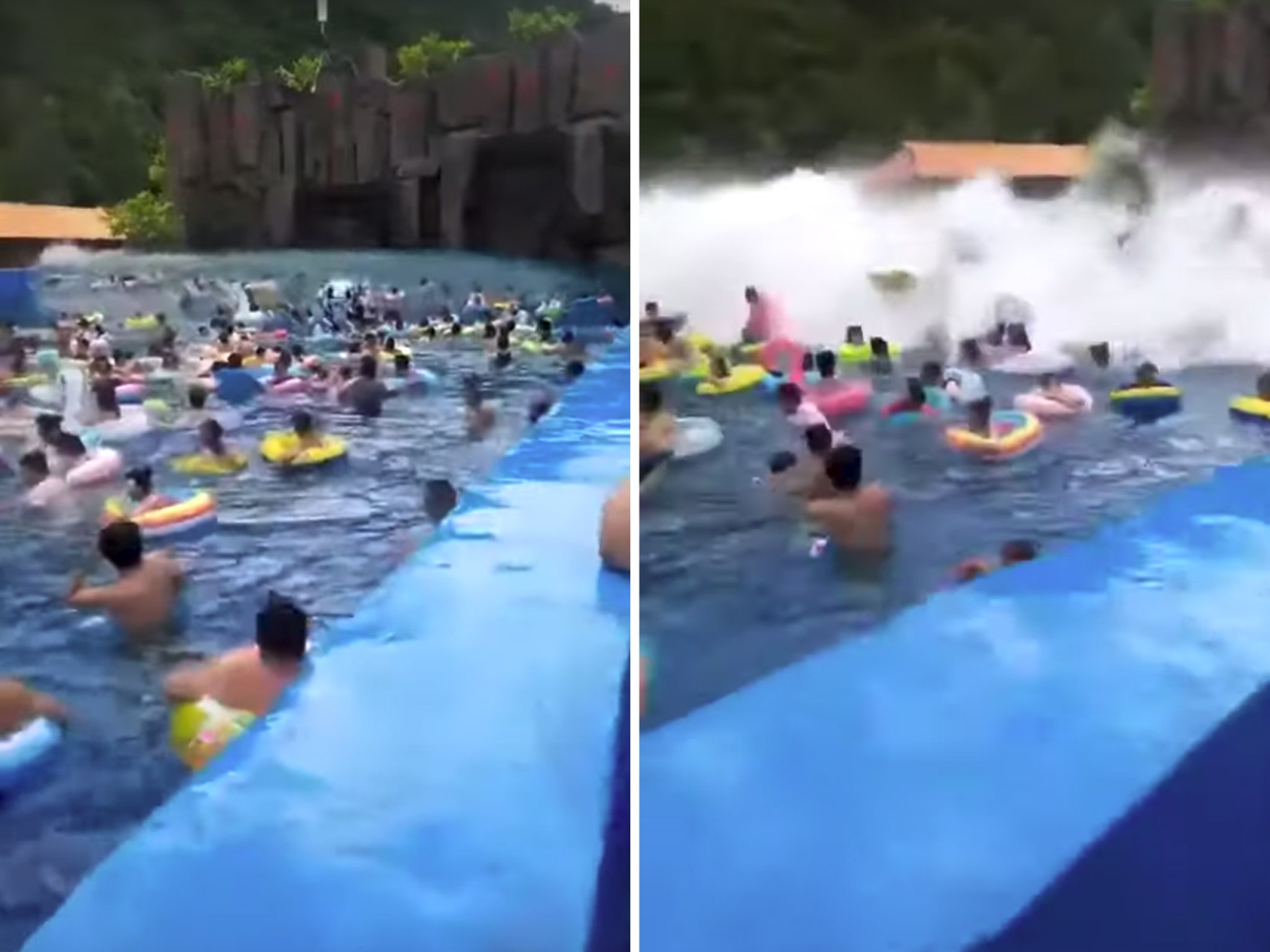 Tsunami Injures 44 in China, Malfunctioning Wave Pool Accident