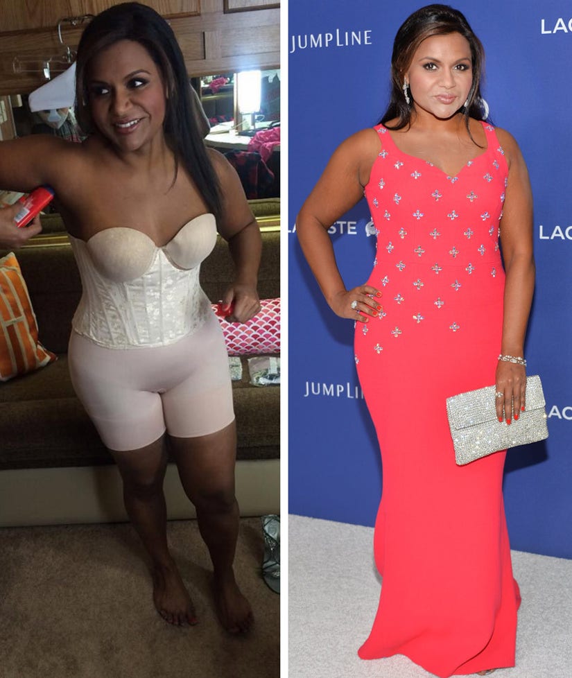 Mindy Kaling Proudly Flaunts Her Spanx Before Stunning on the Red Carpet