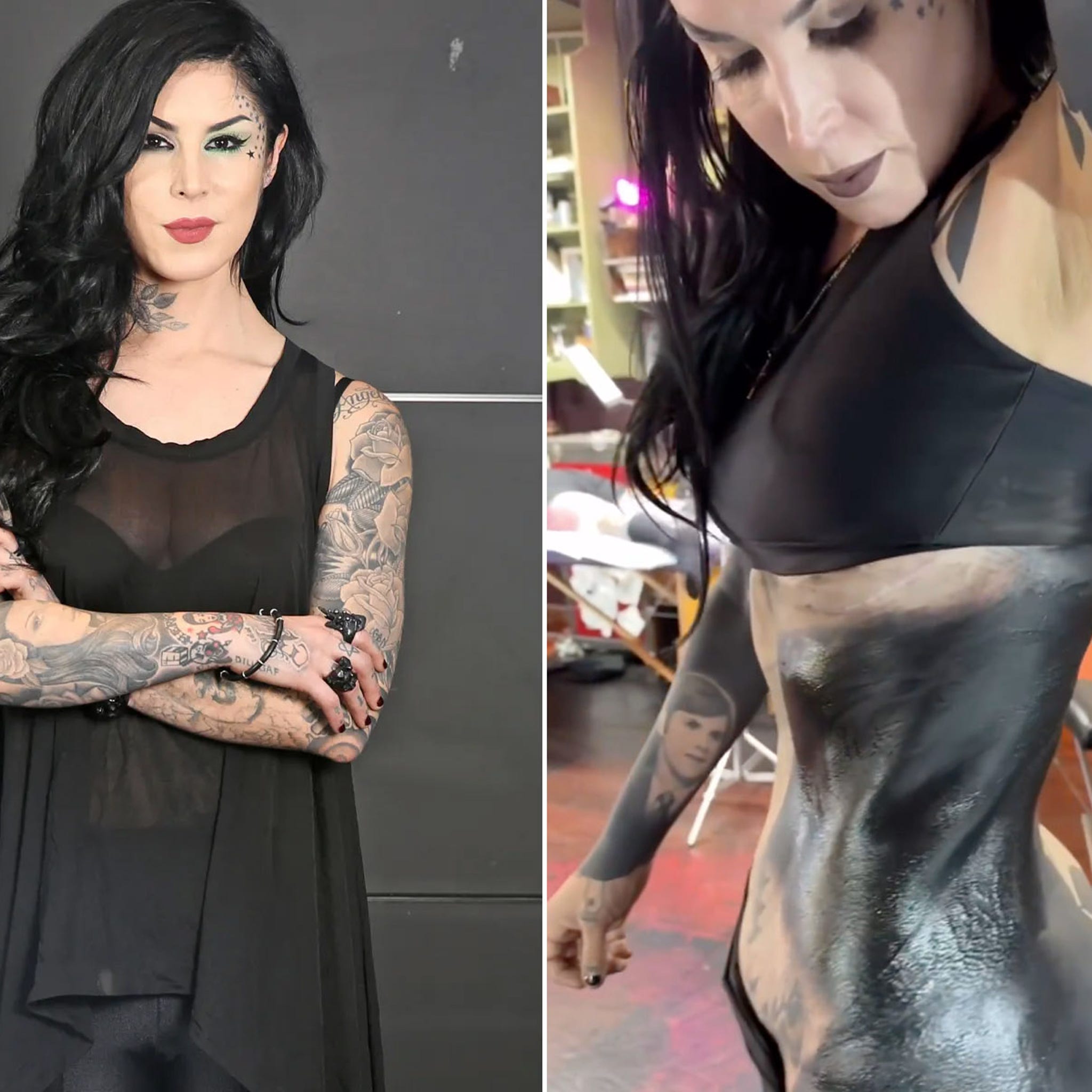 Kat Von D Reveals Massive Tattoo Coverup