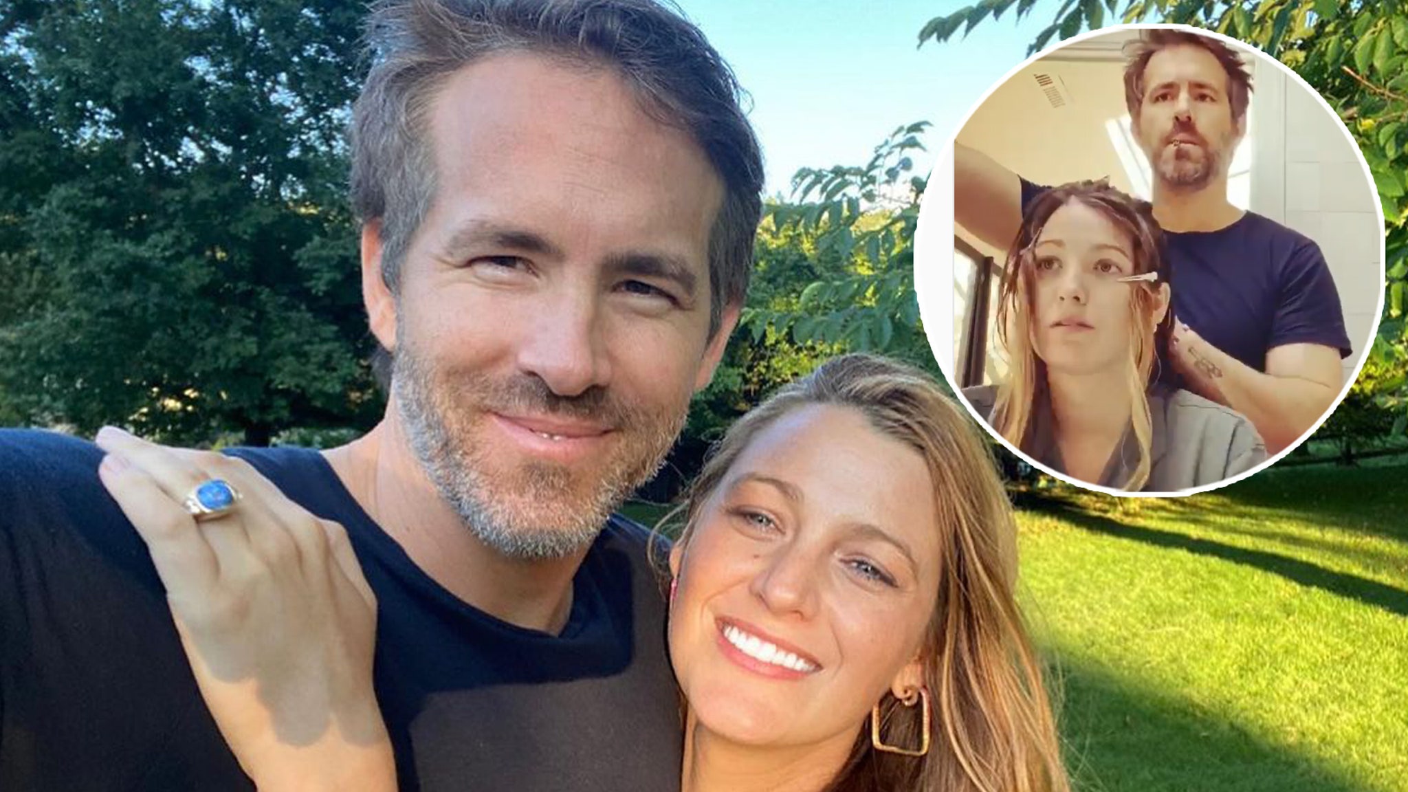 Blake Lively shares the video of Ryan Reynolds coloring her hair