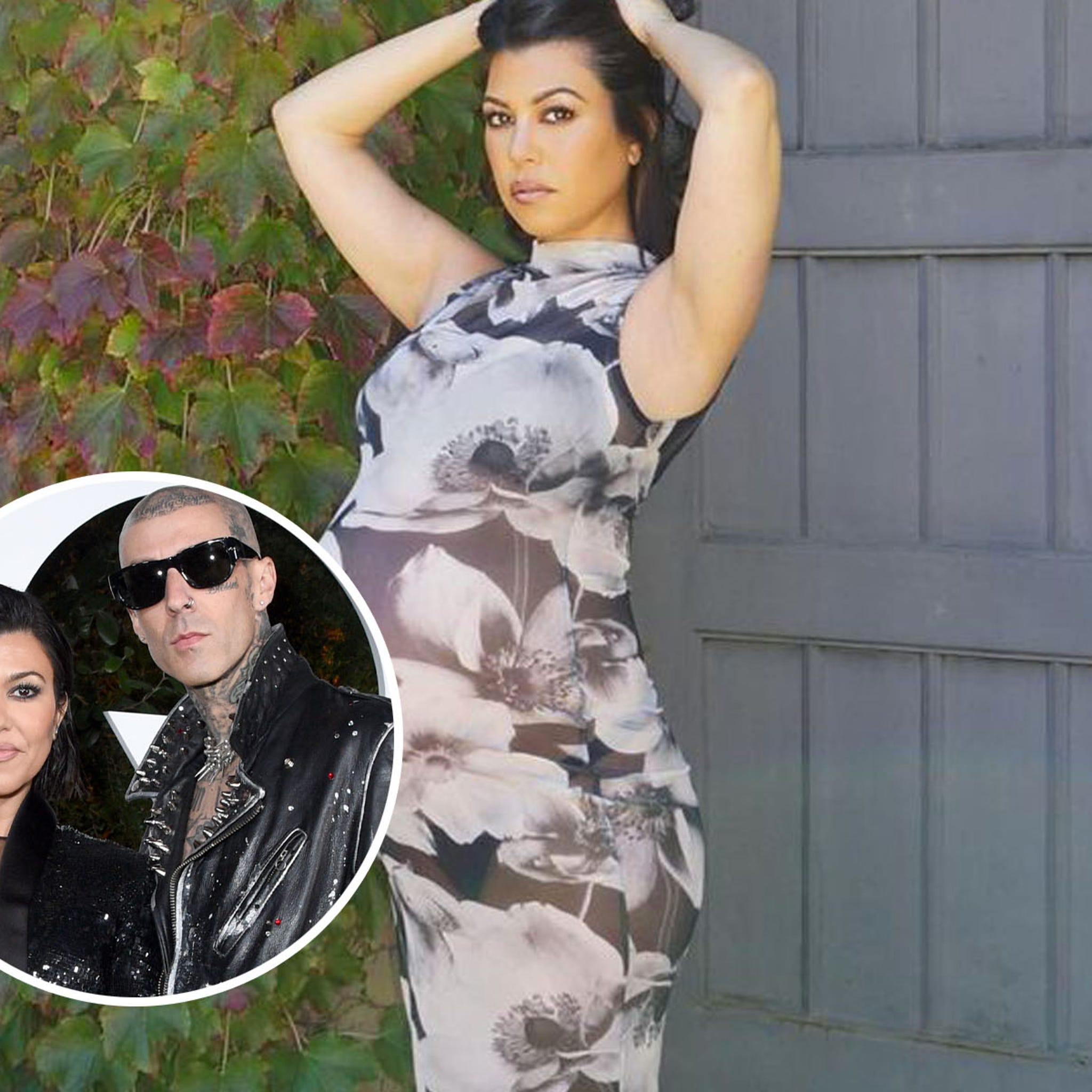 Kourtney Kardashian Dons Travis Barker's Jersey in Post-Baby Style Tip