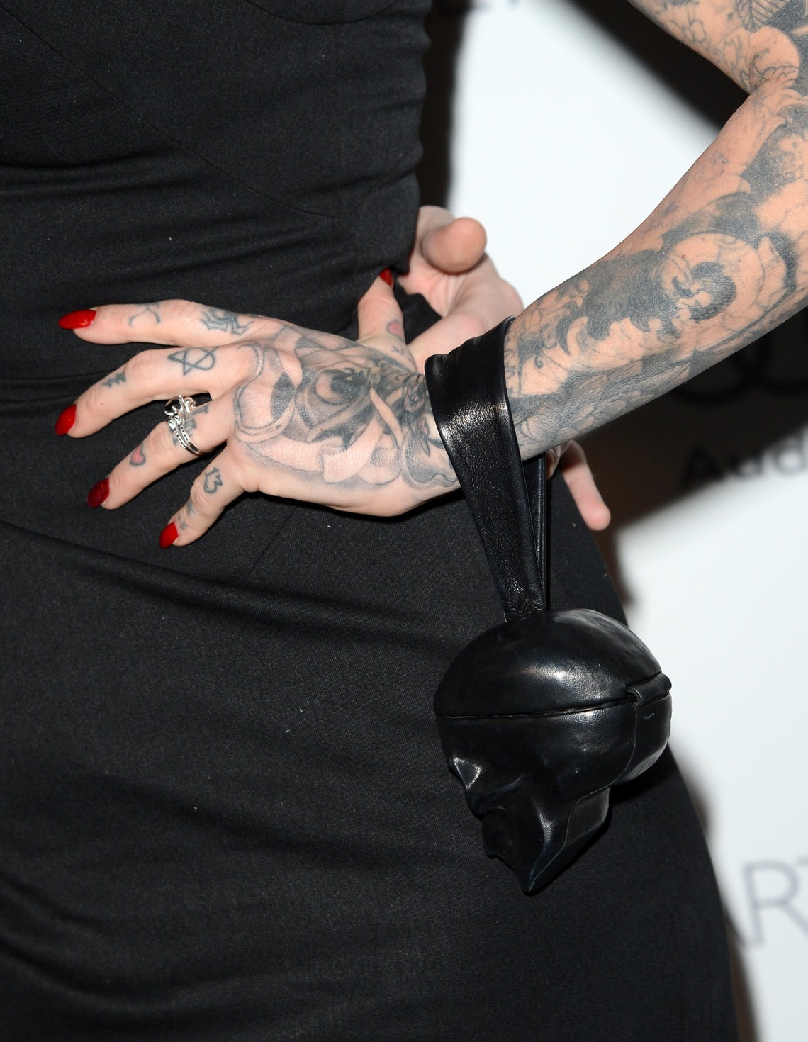 Kat Von D attends the Art of Elysium's 6th Annual Black-tie Gala "Heaven" in Los Angeles, California (January 12, 2013).