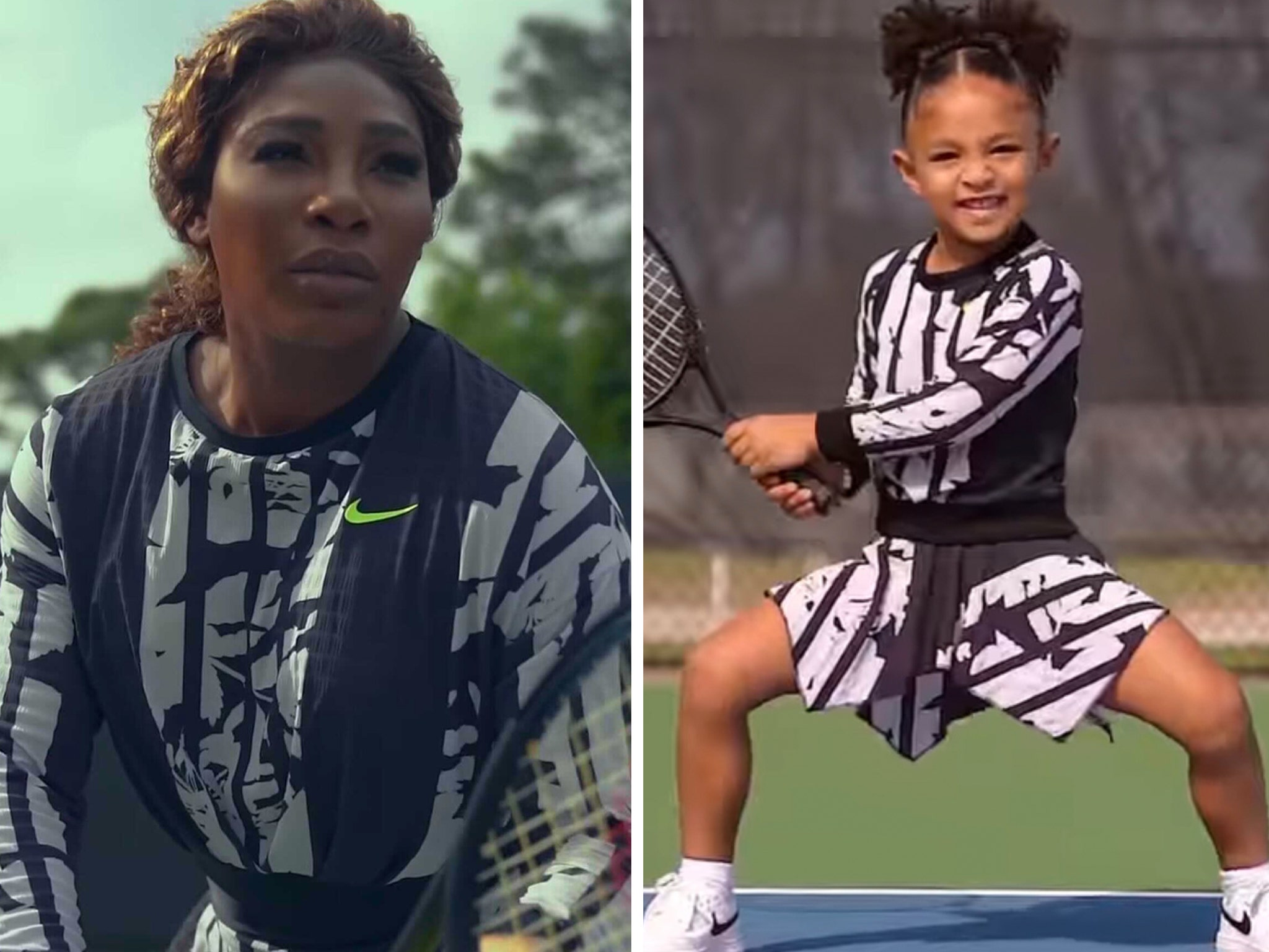 Serena Williams' daughter Olympia makes red carpet debut