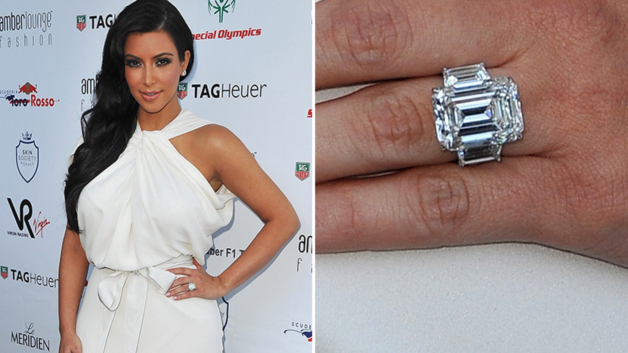 Kim Kardashian's Engagement Ring How Much Did It Sell For