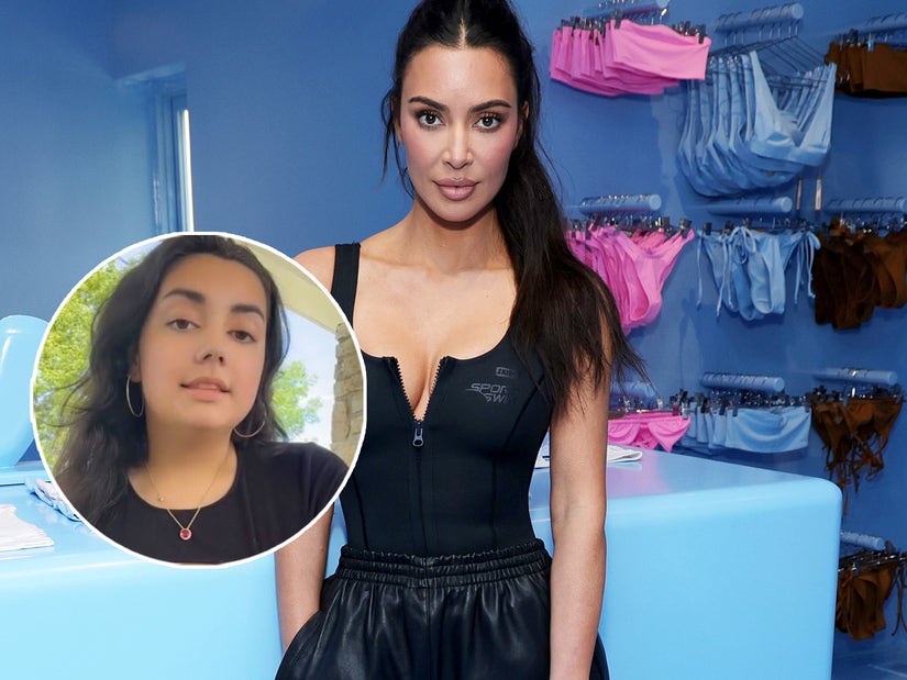 Kim Kardashian Reacts To Woman's Claim That SKIMS Bodysuit Saved