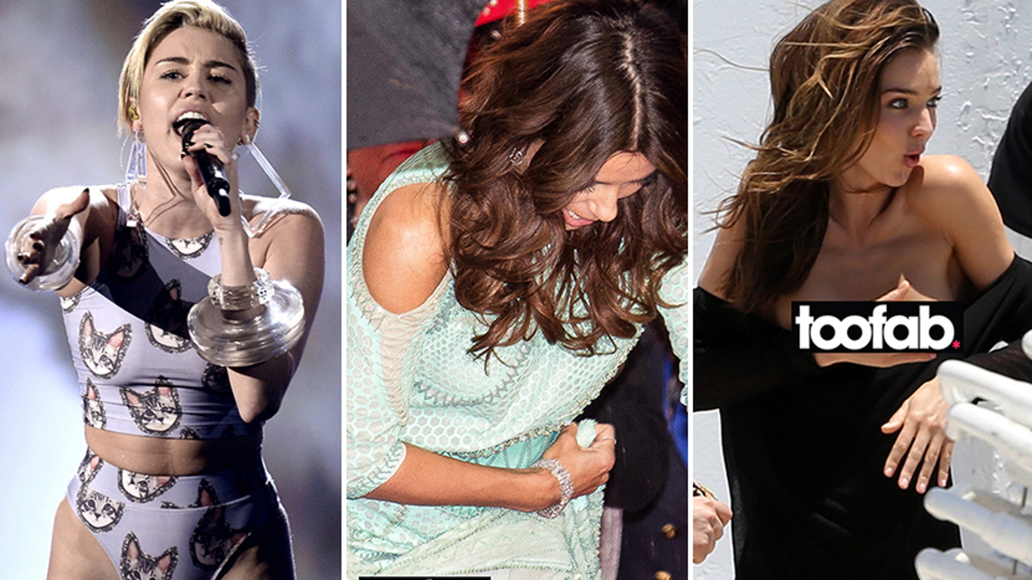 2013 Year In Review: Celebrity Wardrobe Malfunctions! 