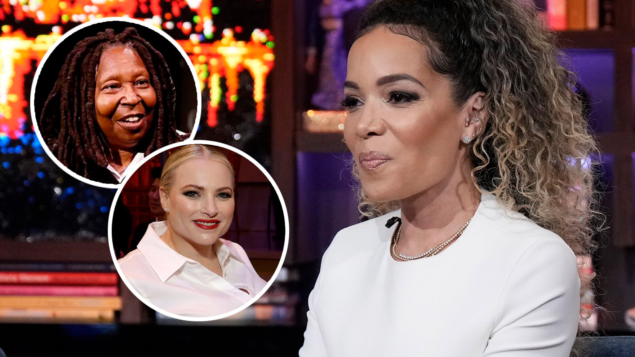 Sunny Hostin's WWHL Comments Landed Her In Hot Water with Whoopi Goldberg, Meghan McCain