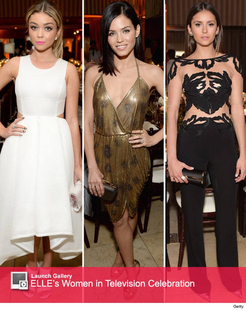 Jenna Dewan Nina Dobrev And More Go Glam For Elle S Woman In Television