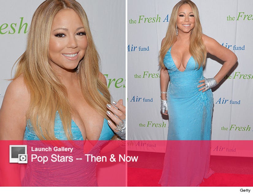 Mariah Carey's Cleavage is Out of Control -- See Her Latest Boob-Baring  Dress