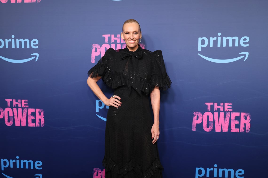 Toni Collette attends "The Power" New York Red Carpet Premiere and Screening on March 23, 2023 in New York City.