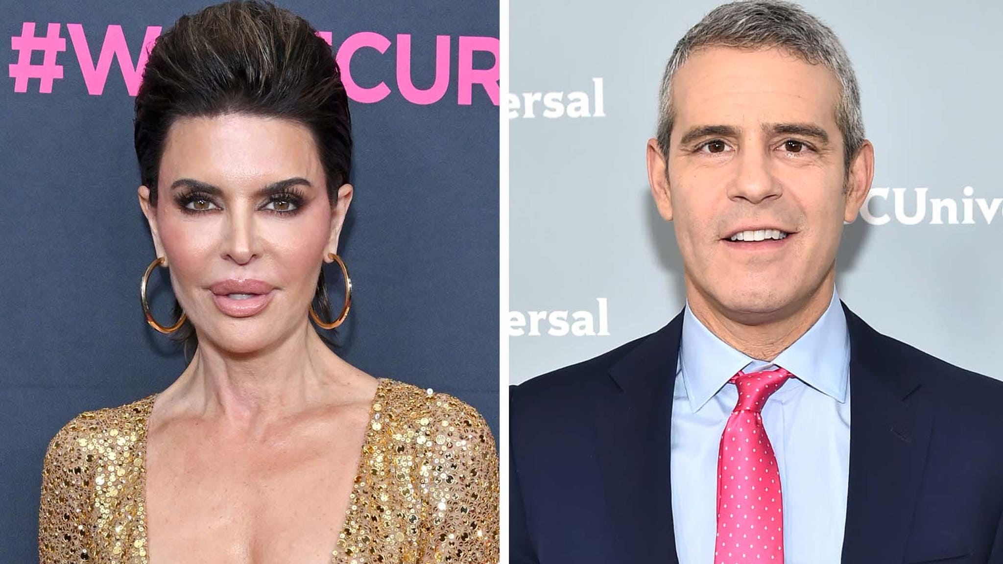 Lisa Rinna Doesn't Agree with Andy Cohen's Claims About Her RHOBH Exit