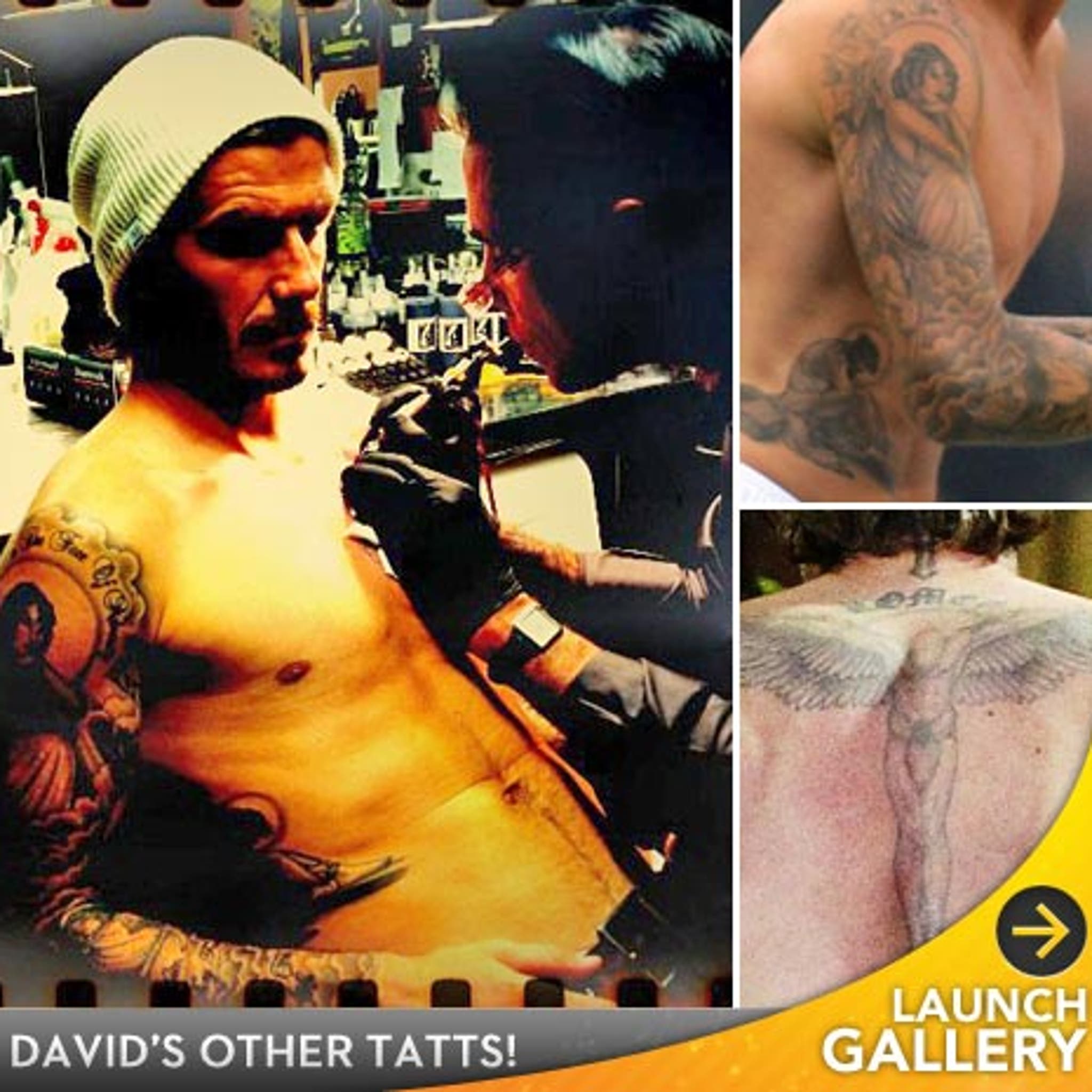 David Beckham Gets New Tattoo!