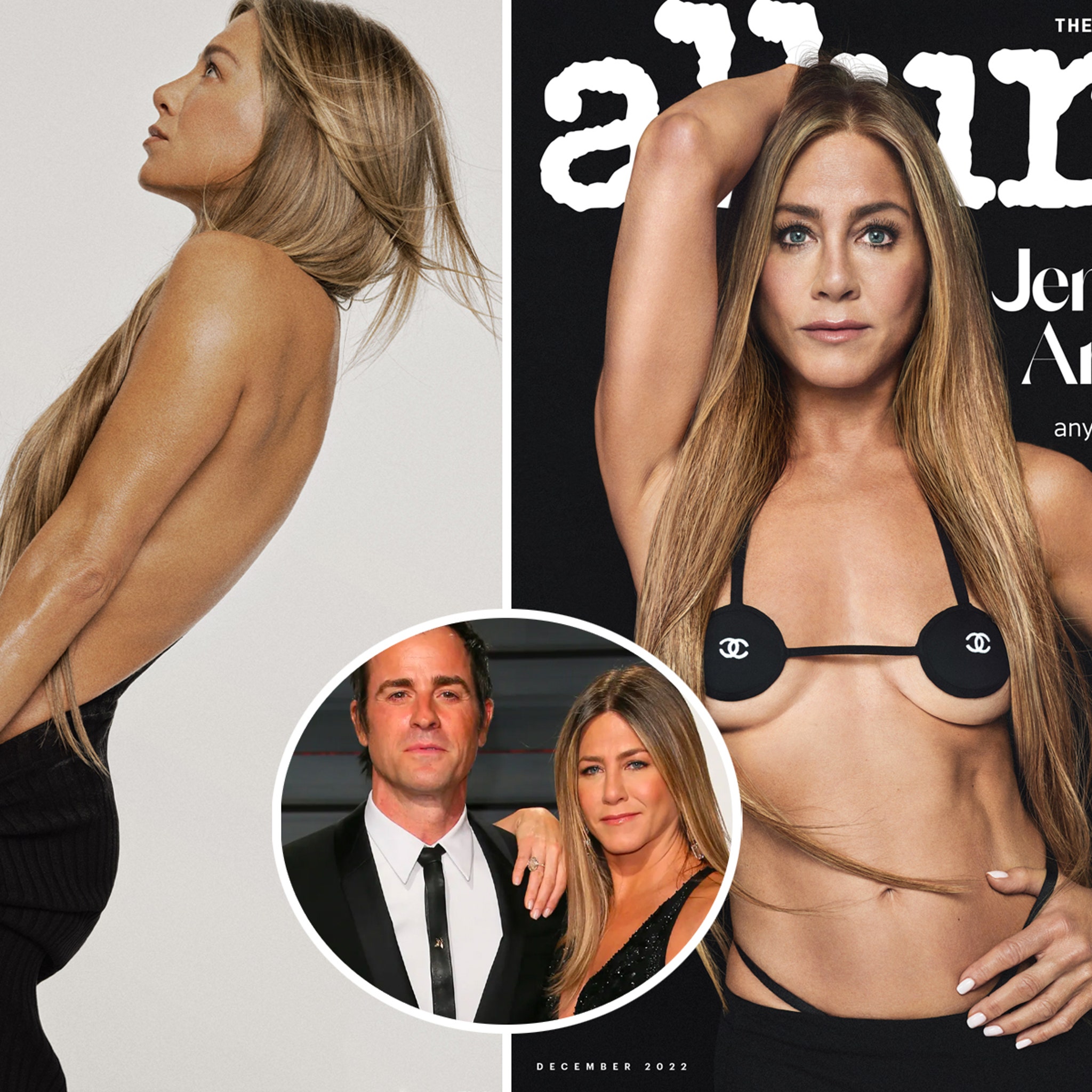 Jennifer Aniston Naked Pussy - Justin Theroux Reacts To Jennifer Aniston's Sizzling Allure Photos