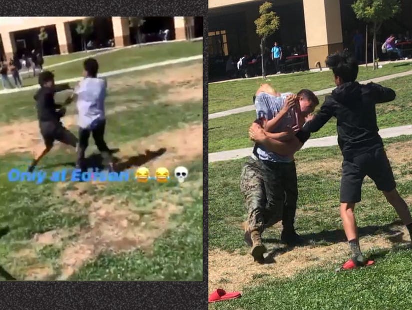 kids fighting at school