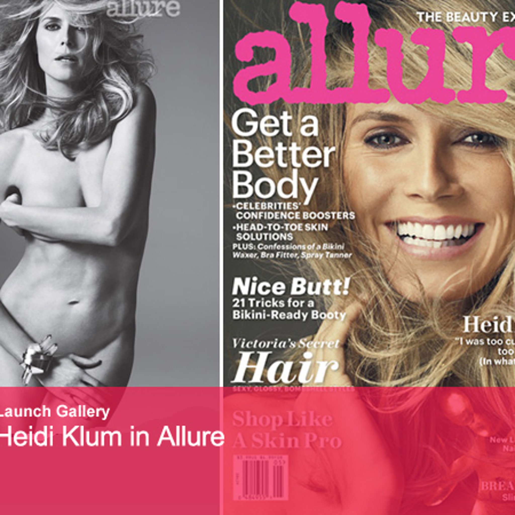 Heidi Klum Goes Nude for Allure