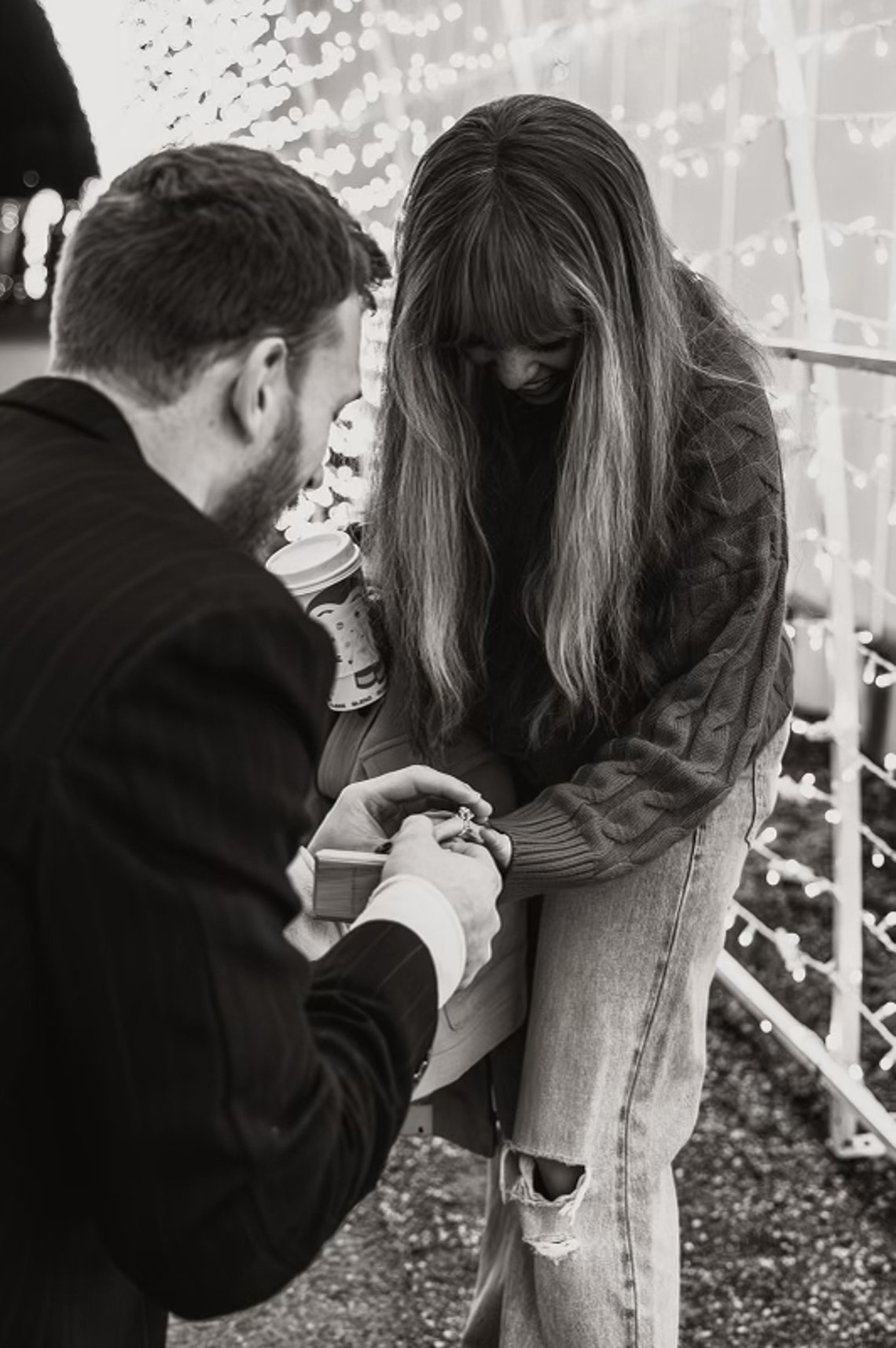 Riverdale's Vanessa Morgan is engaged after her boyfriend, basketball player James Karnik, proposed with a 4.64 Carat engagement ring from Brilliant Earth. Per the jeweler, the ring is 14K Rose Gold, Custom Secret Butterfly Garden Ring, size 4, with added blue marquise cut diamonds.
