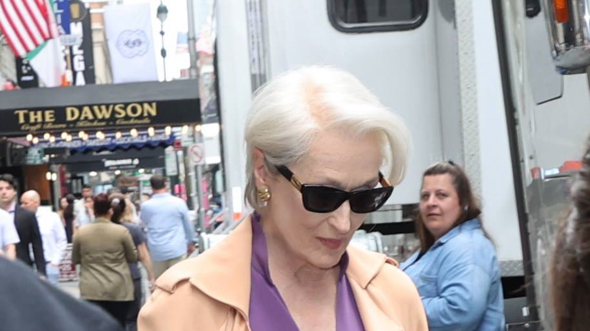 Meryl Streep Spotted on Devil Wears Prada 2 Set for First Time