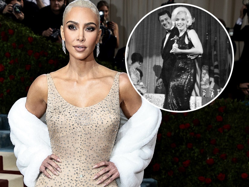 Kim Kardashian Wore Another Marilyn Monroe Dress After the Met Gala