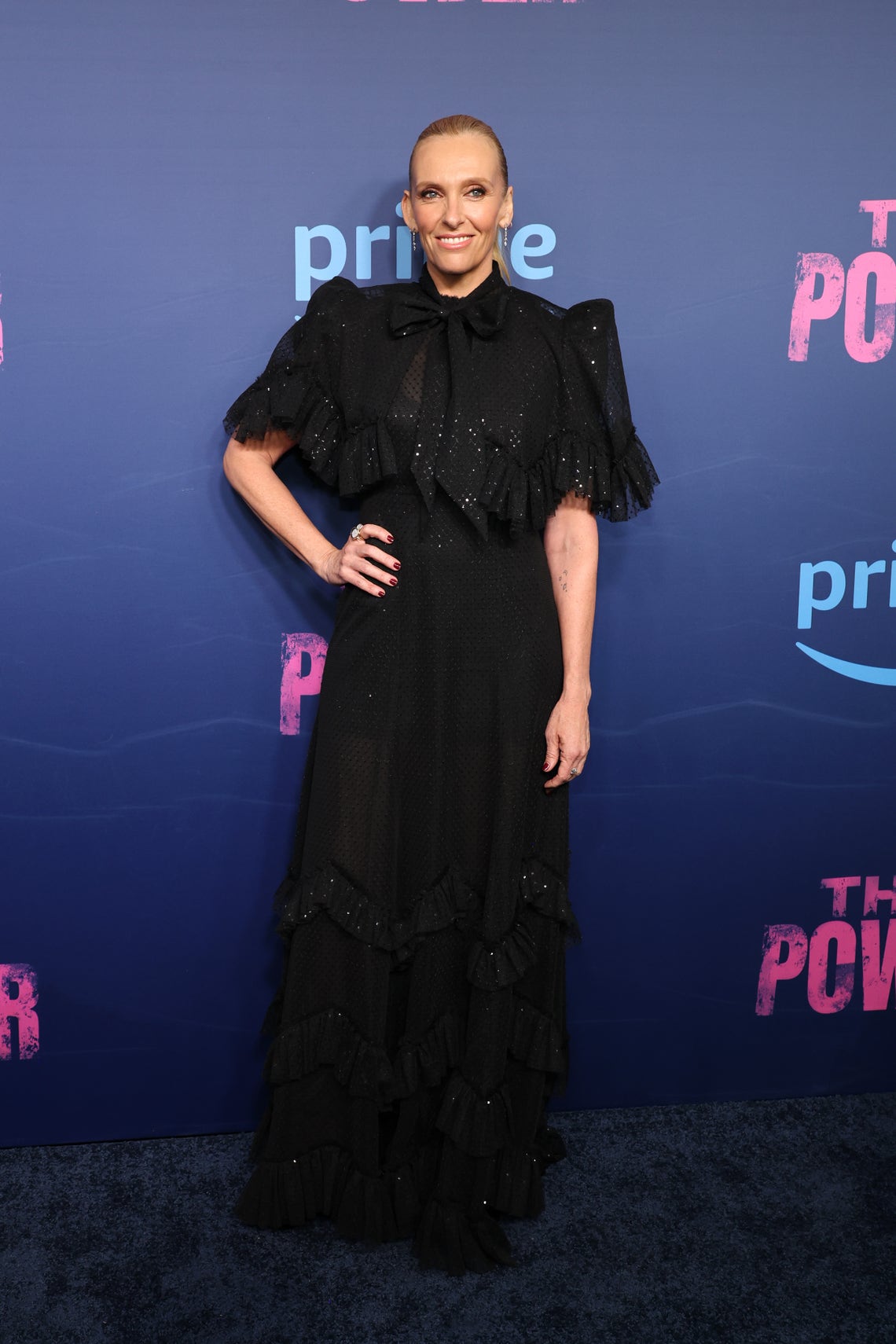 Toni Collette attends "The Power" New York Red Carpet Premiere and Screening on March 23, 2023 in New York City.