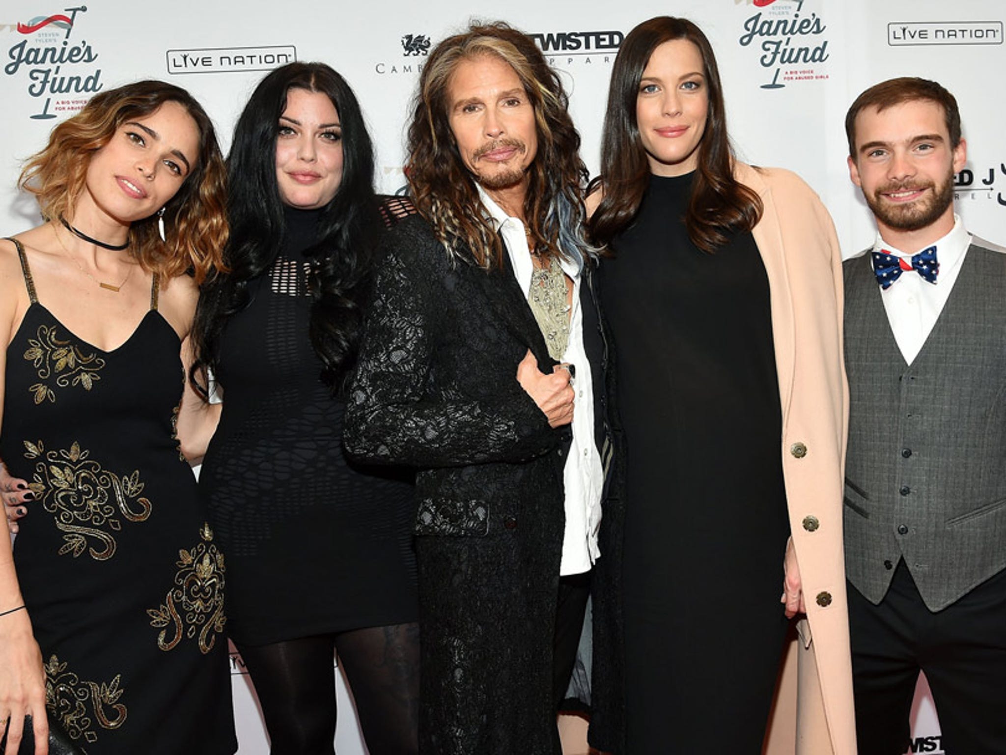 Steven Tyler Hits The Red Carpet With All Four of His Kids -- Including  Rarely-Seen Son!