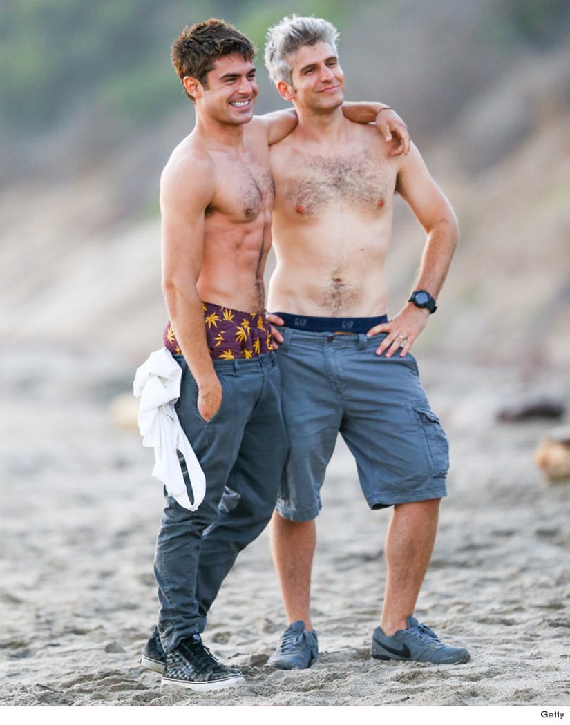 Zac Efron Shows Off Chiseled Abs On We Are Your Friends Set 