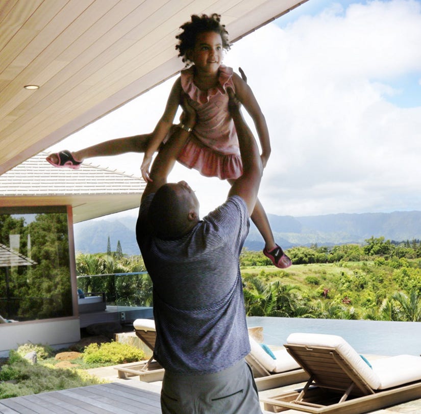 Jay-Z gets in a beach workout in Hawaii