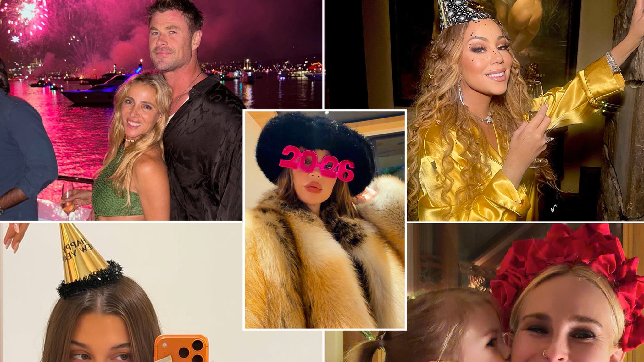 How Celebrities Rang in 2026