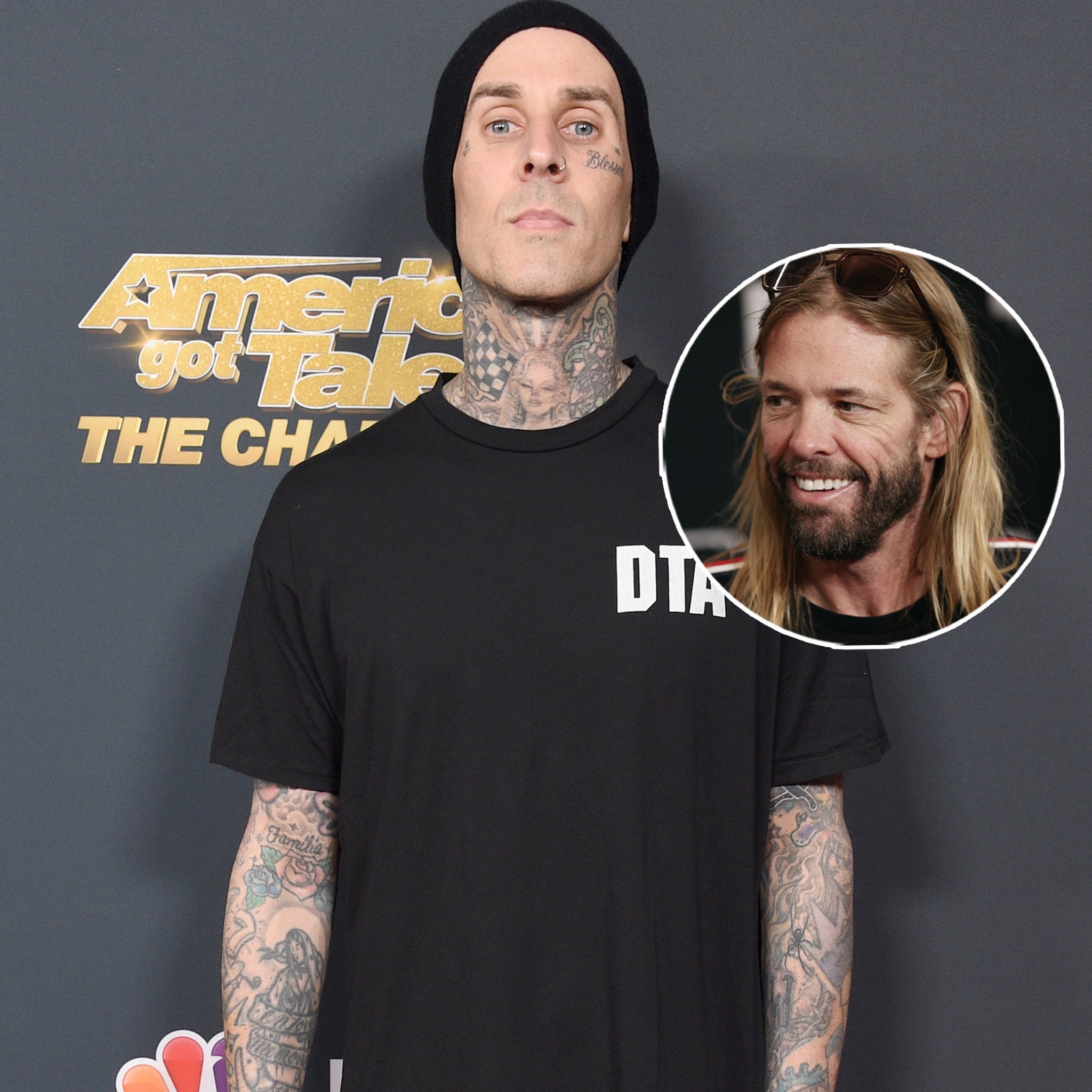 Travis Barker honors late Foo Fighters drummer Taylor Hawkins with new  tattoo