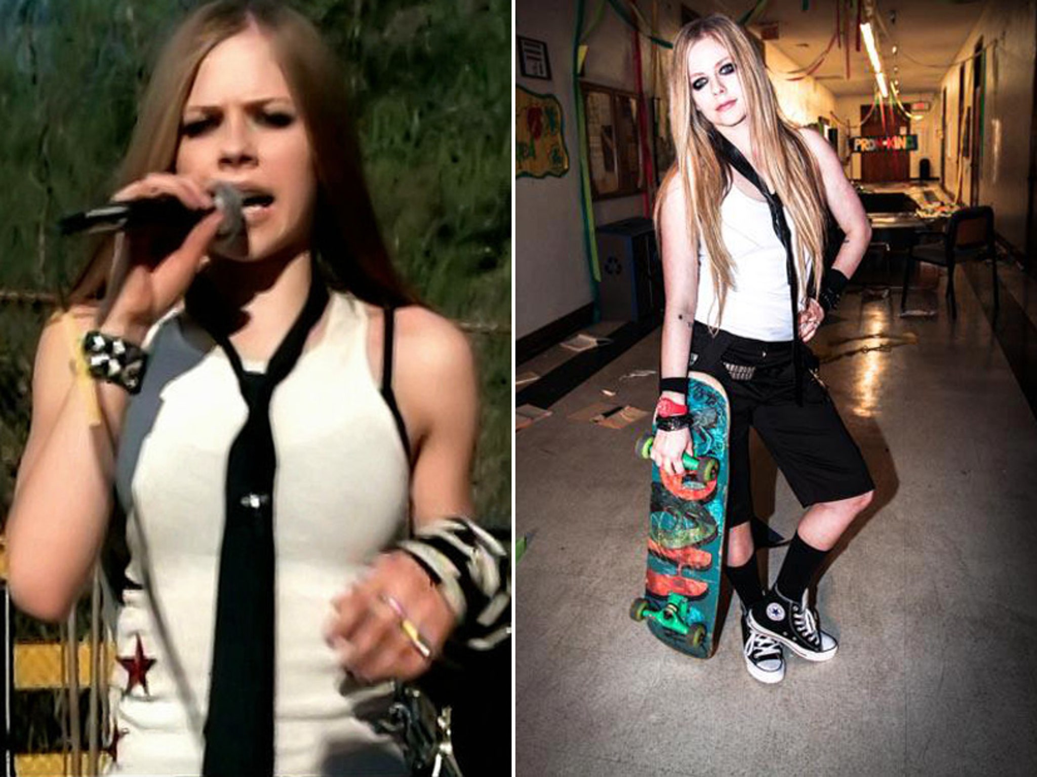 Avril Brings Back "Complicated" Look for New Music Video