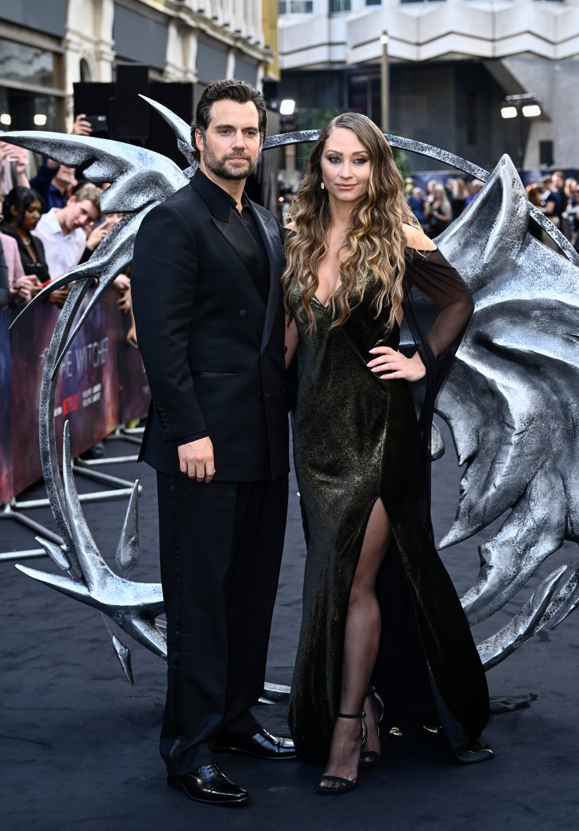 Henry Cavill took his family to the London premiere of The Witcher Season  3. Here he is with mum Marianne, brothers Piers and Niki…