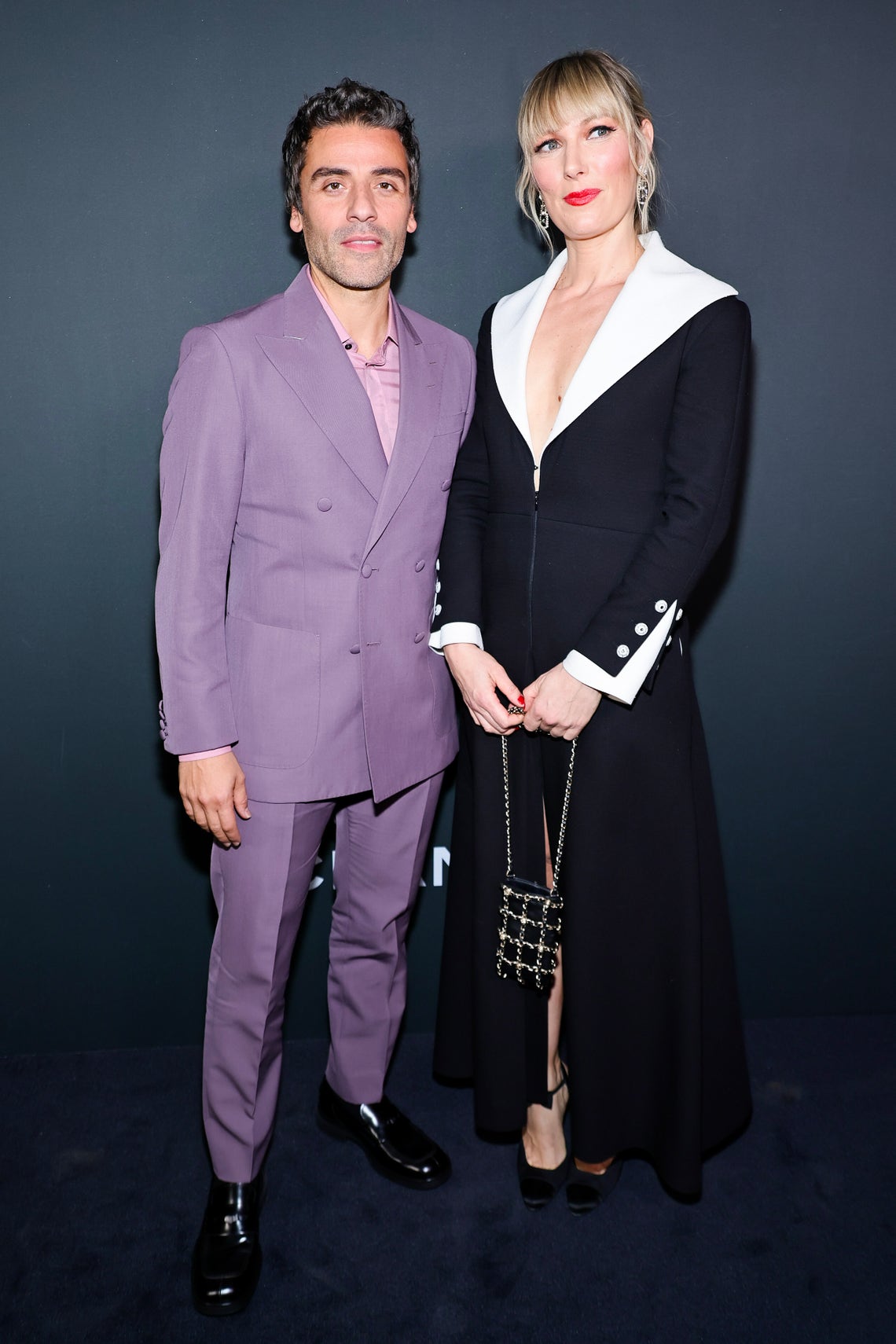 Oscar Isaac and Elvira Lind attend The Museum of Modern Art's 15th Annual Film Benefit honoring Guillermo Del Toro at The Museum of Modern Art on December 8, 2022 in New York City.