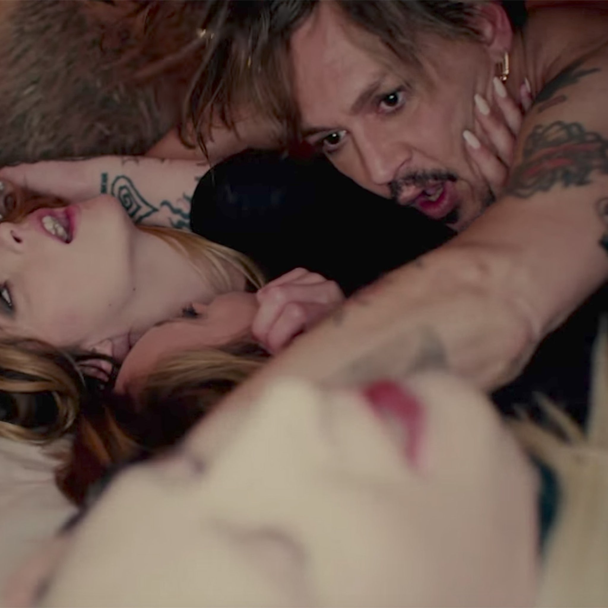 Johnny Depp Has a Foursome with Marilyn Manson In NSFW KILL4ME Music Video