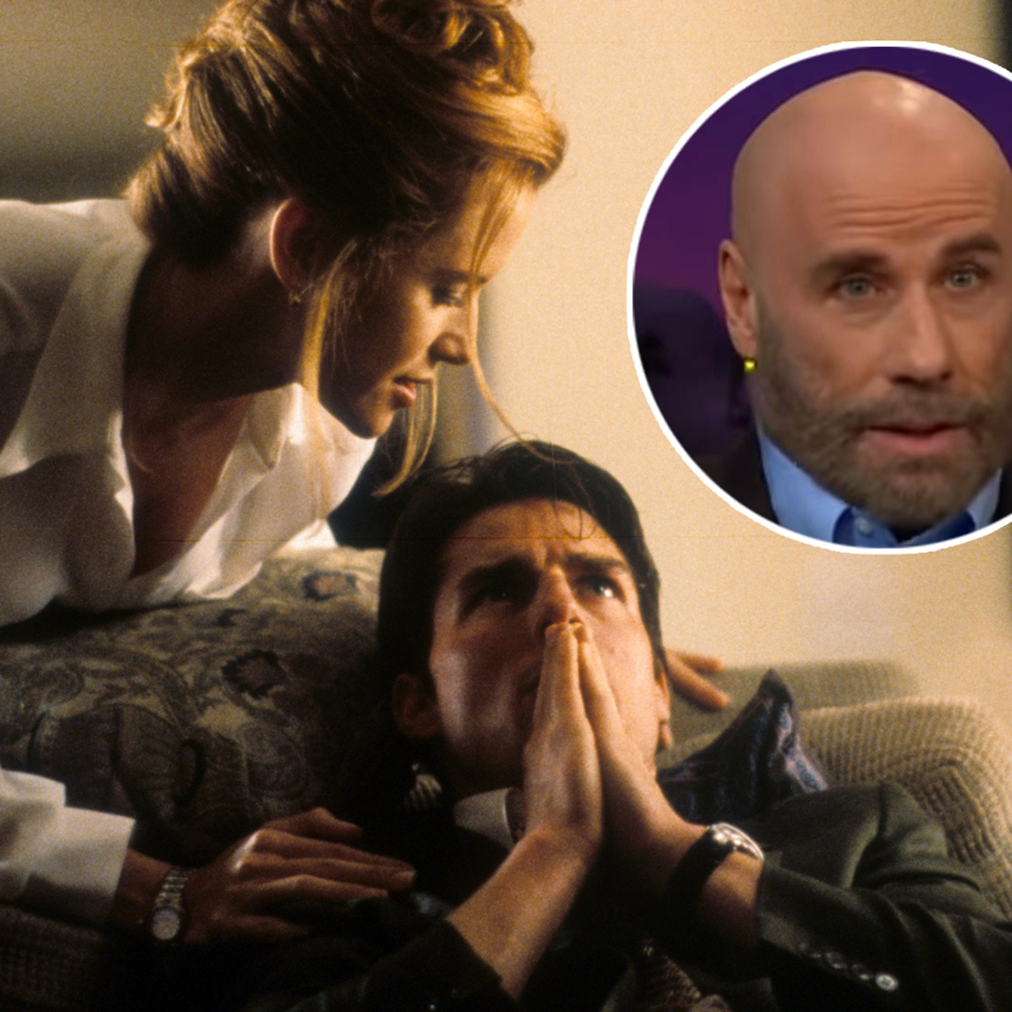 John Travolta Had No Idea Wife Kelly Preston Was in Sex Scene With Tom Cruise image image