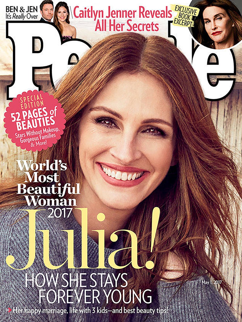 Julia Roberts Makes History as People s Most Beautiful Woman for