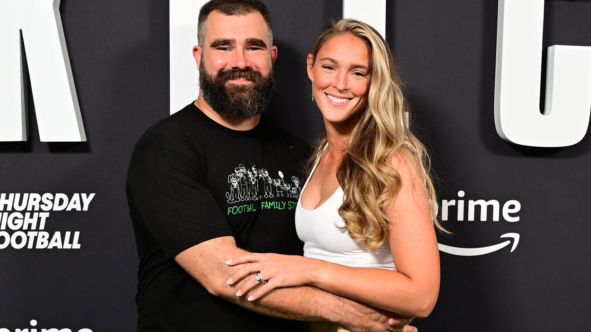 Jason Kelce Wears Tinder Shirt on Valentine's Day Date with Wife Kylie