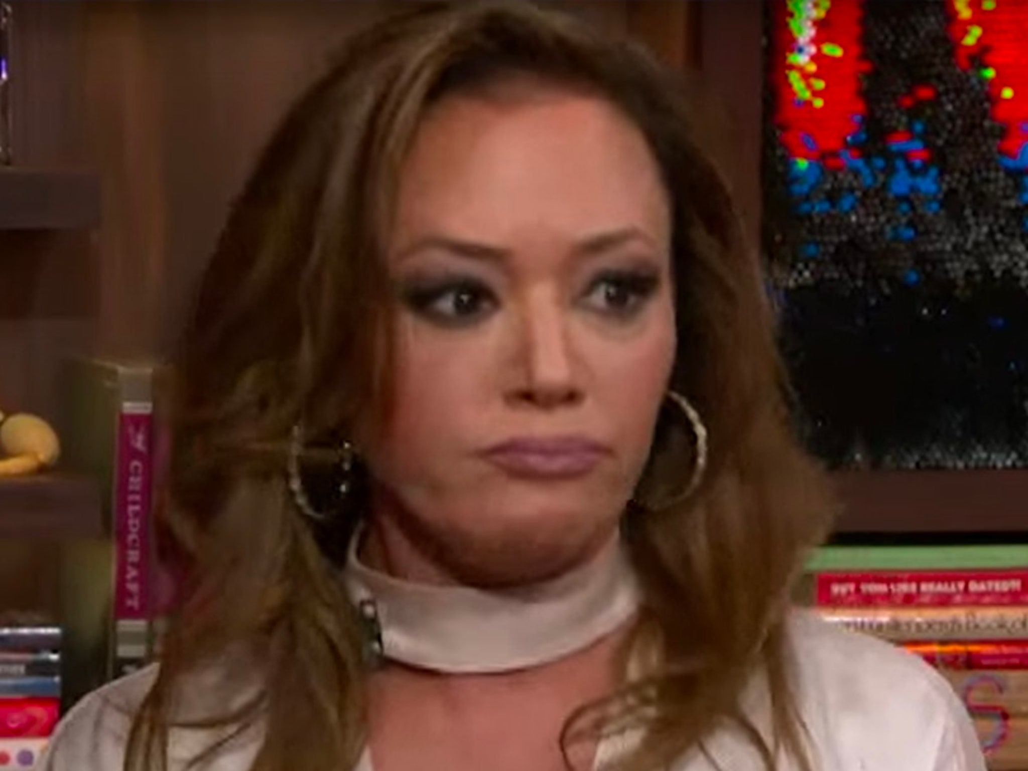 Leah Remini Shocks With Marc Anthony & J. Lo Kiss Details, Scolds 50 Cent  for Butt Play