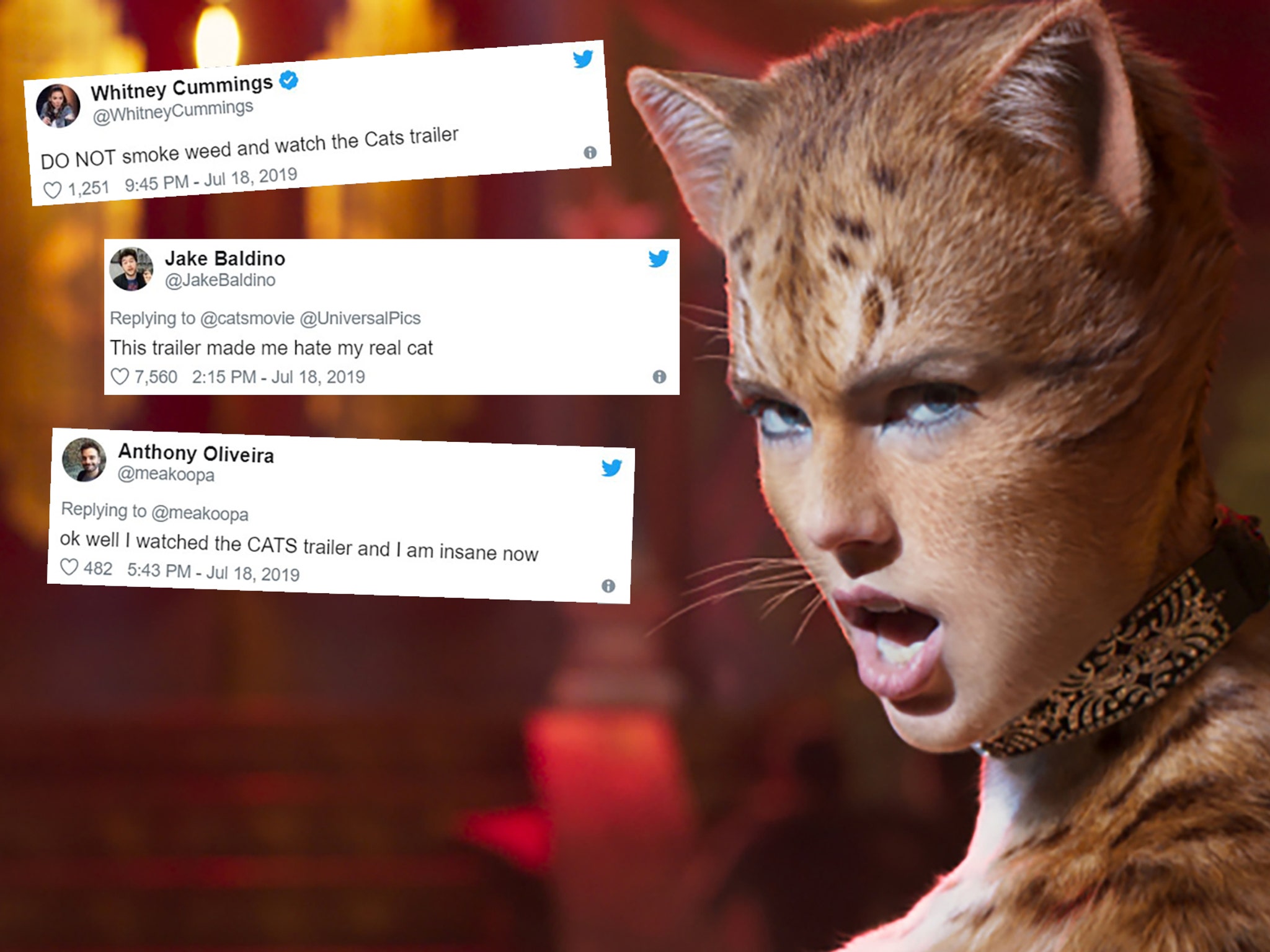 Cats' Trailer Traumatizes Twitter, But the Memes Are Helping