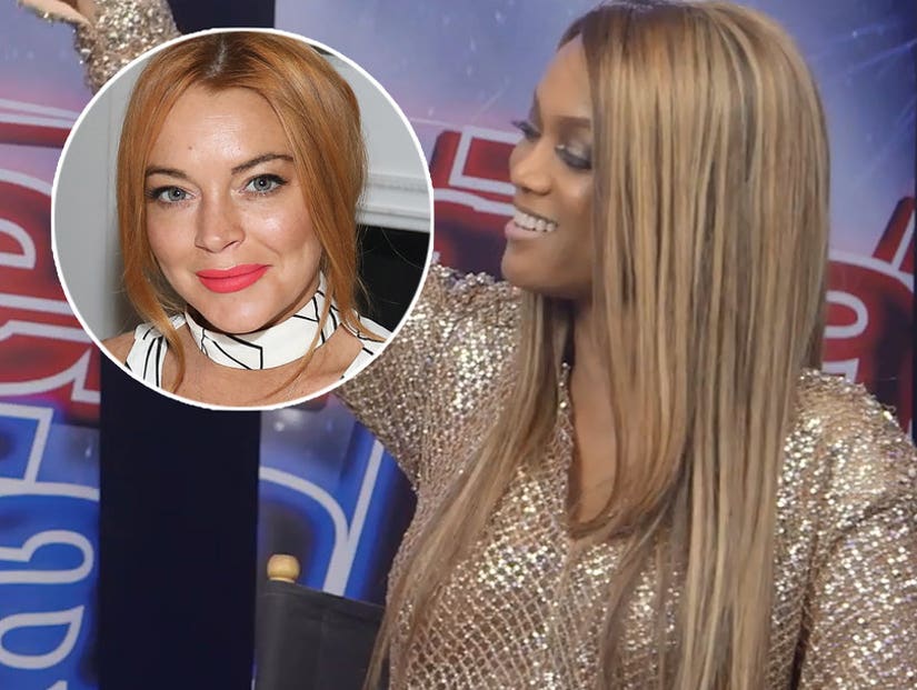 Tyra Banks Lindsay Lohan Will Appear In Life Size 2