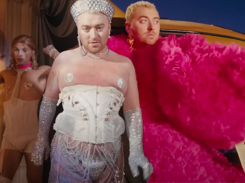 Internet divided over Sam Smith wearing corset in new magazine