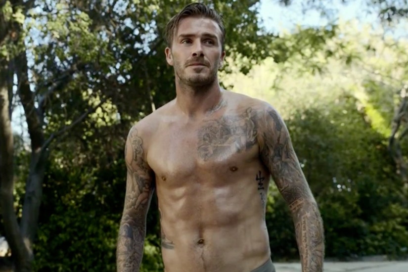David Beckham Gets Stripped And Wet For New Handm Commercial