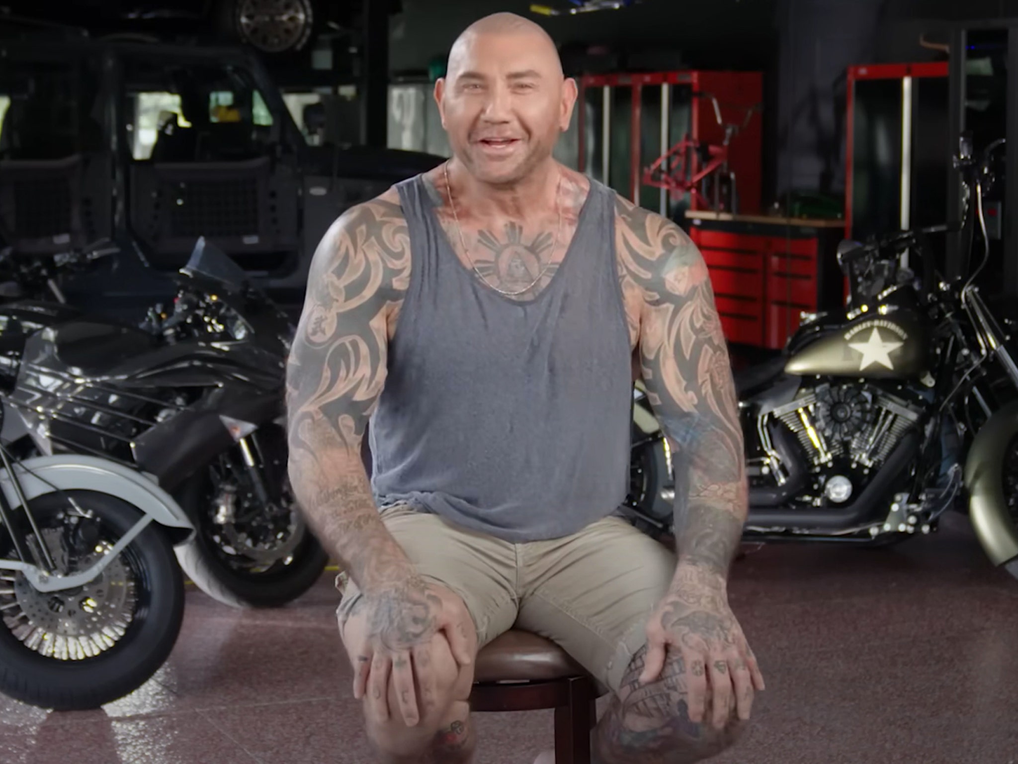 Dave Bautista Gets Cillian Murphy’s Face Tattooed