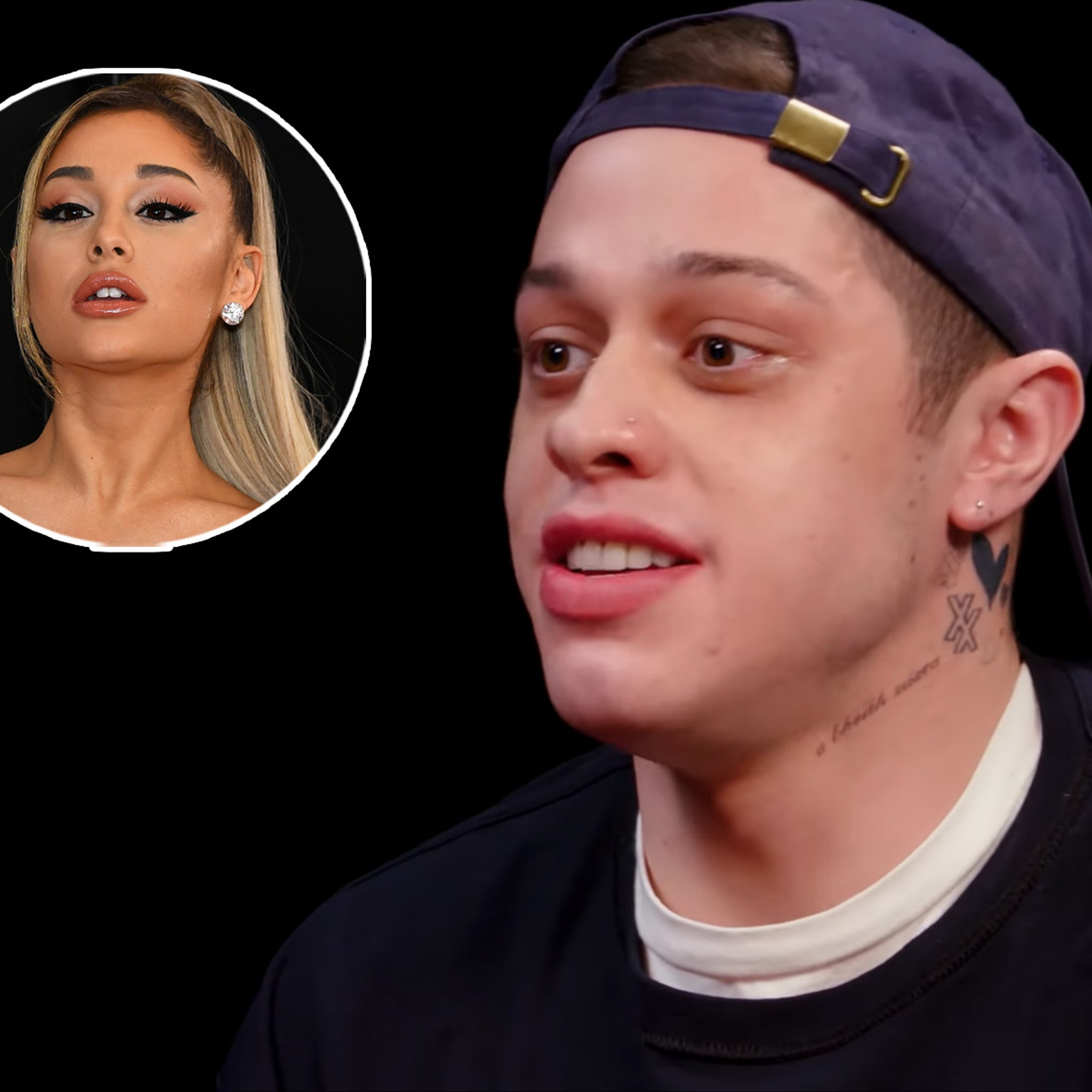 Sexy Ariana Grande Old - Pete Davidson Says Ariana Grande Made Him 'Famous'