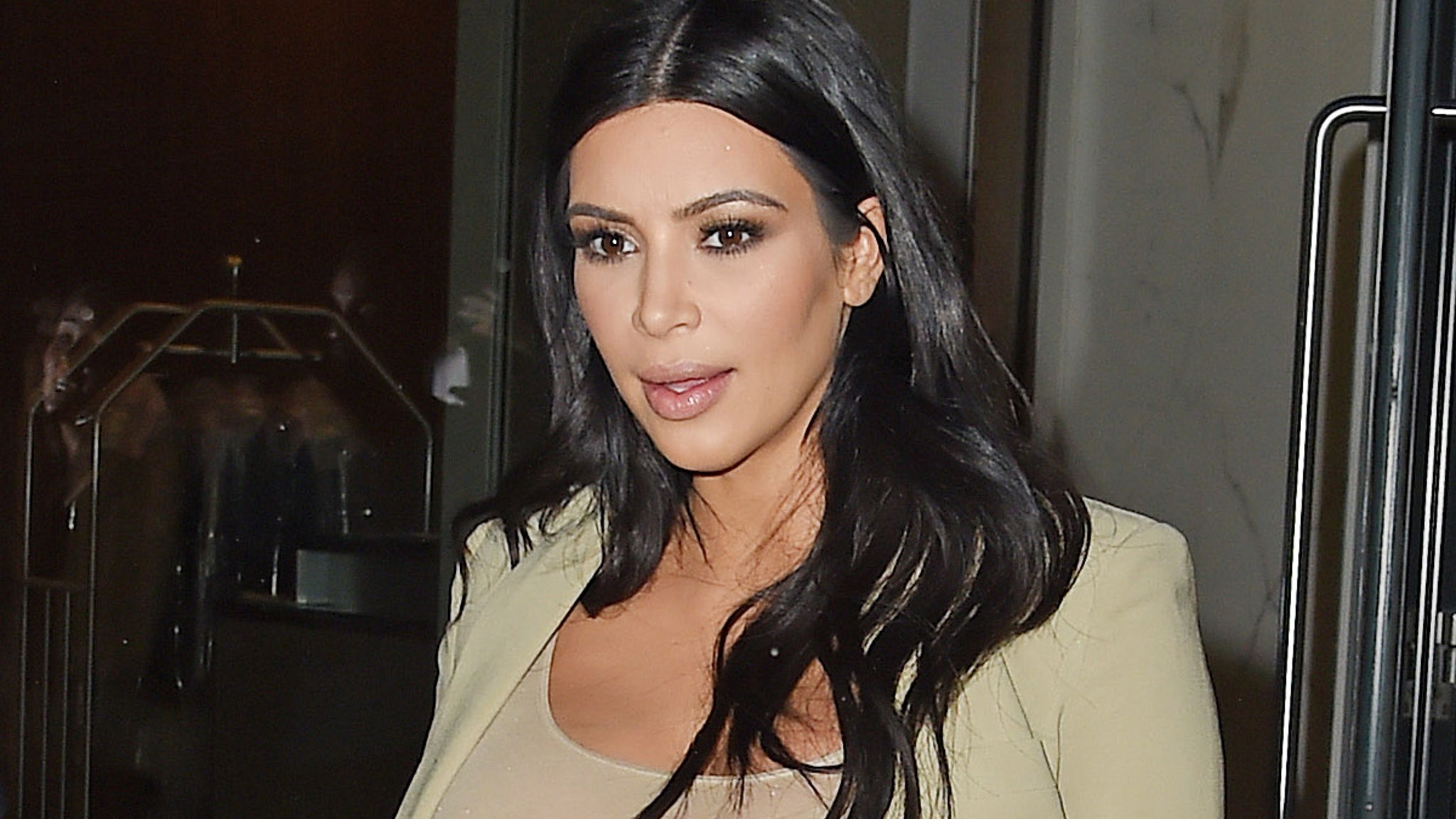 Kim Kardashian's First New York Fashion Week Look Is All Kanye