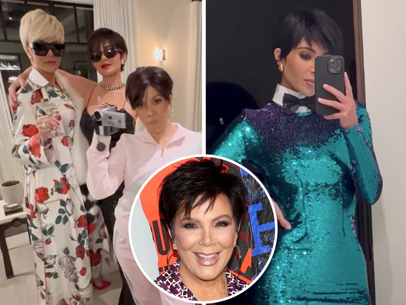 Kardashian-Jenner Family and Friends Dressed Up As Kris Jenner For Birthday Celebration