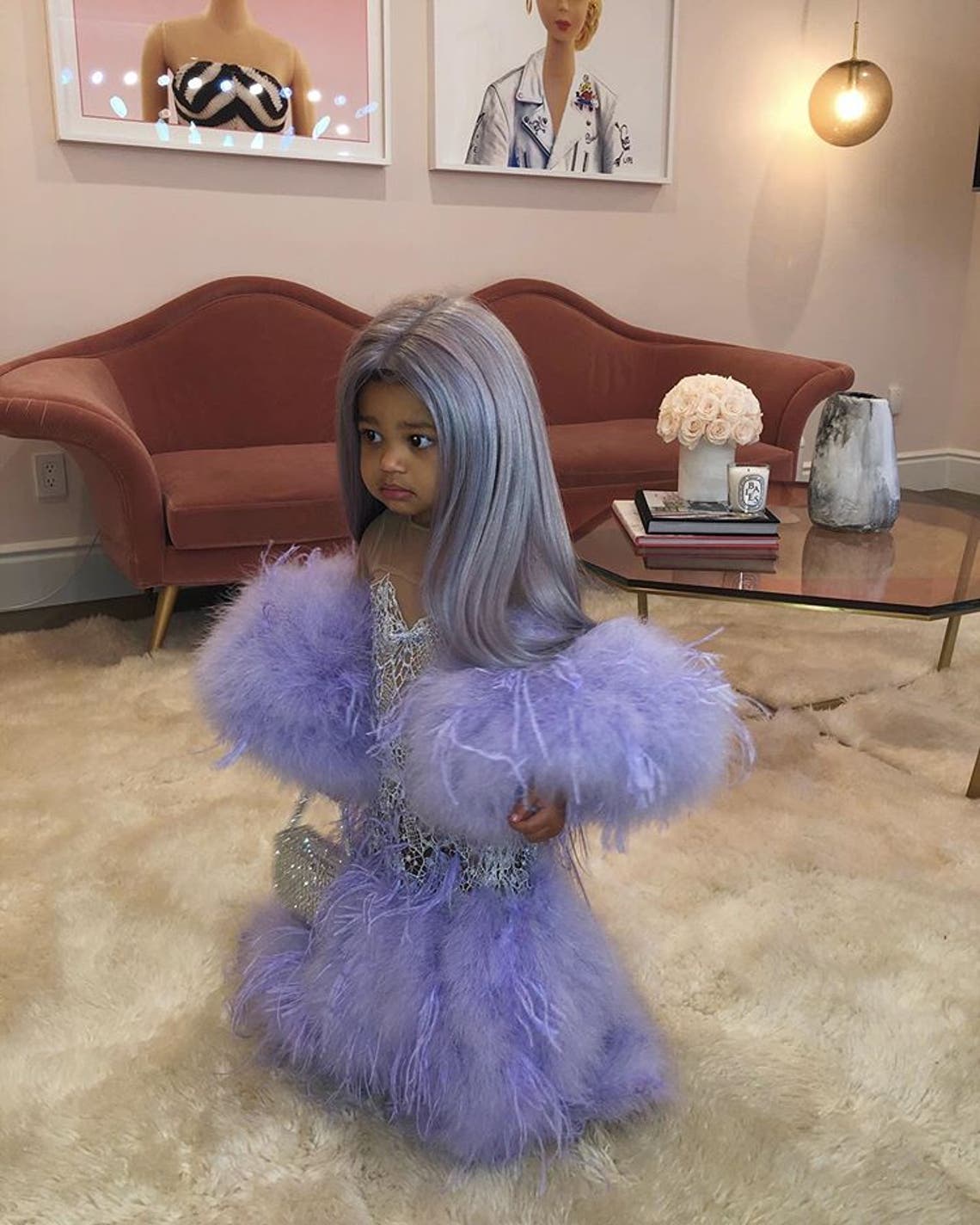 "My baby!!!!!!!! 💜💜💜💜💜💜💜💜💜💜💜 i cant handle this!!!!" Kylie Jenner