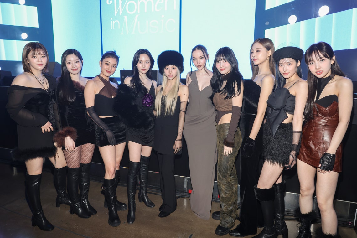TWICE and Dove Cameron