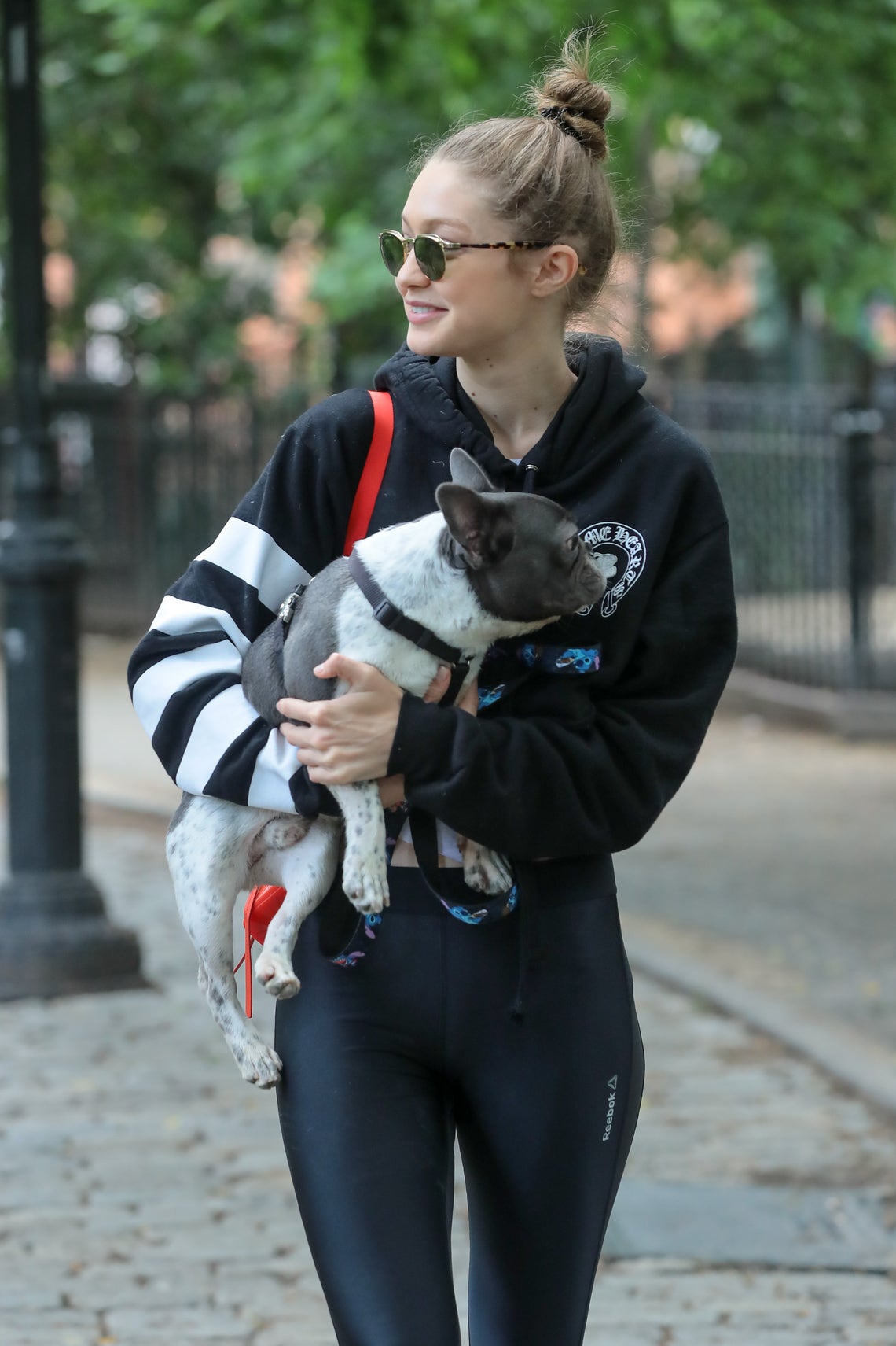 Gigi Hadid is seen on June 14, 2017 in New York City.
