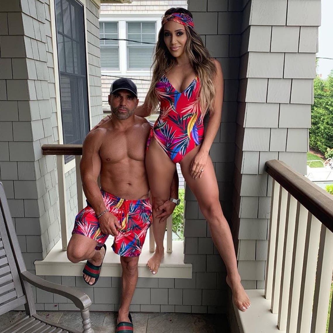 "HOT & BOTHERED & twinning in @envybymg 🔥 " Melissa Gorga