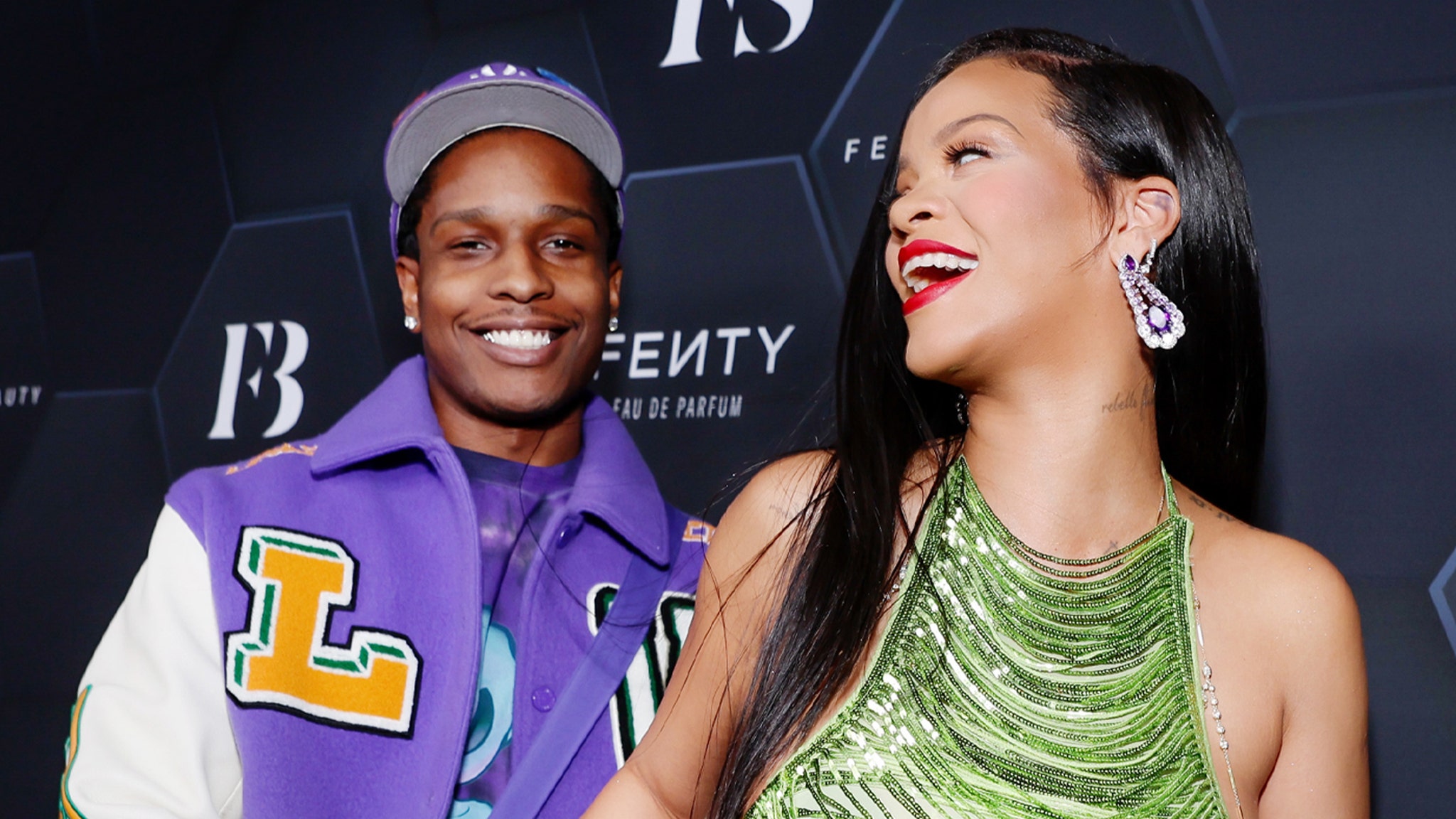 Rihanna News on X: Rihanna and A$AP Rocky at the Louis Vuitton