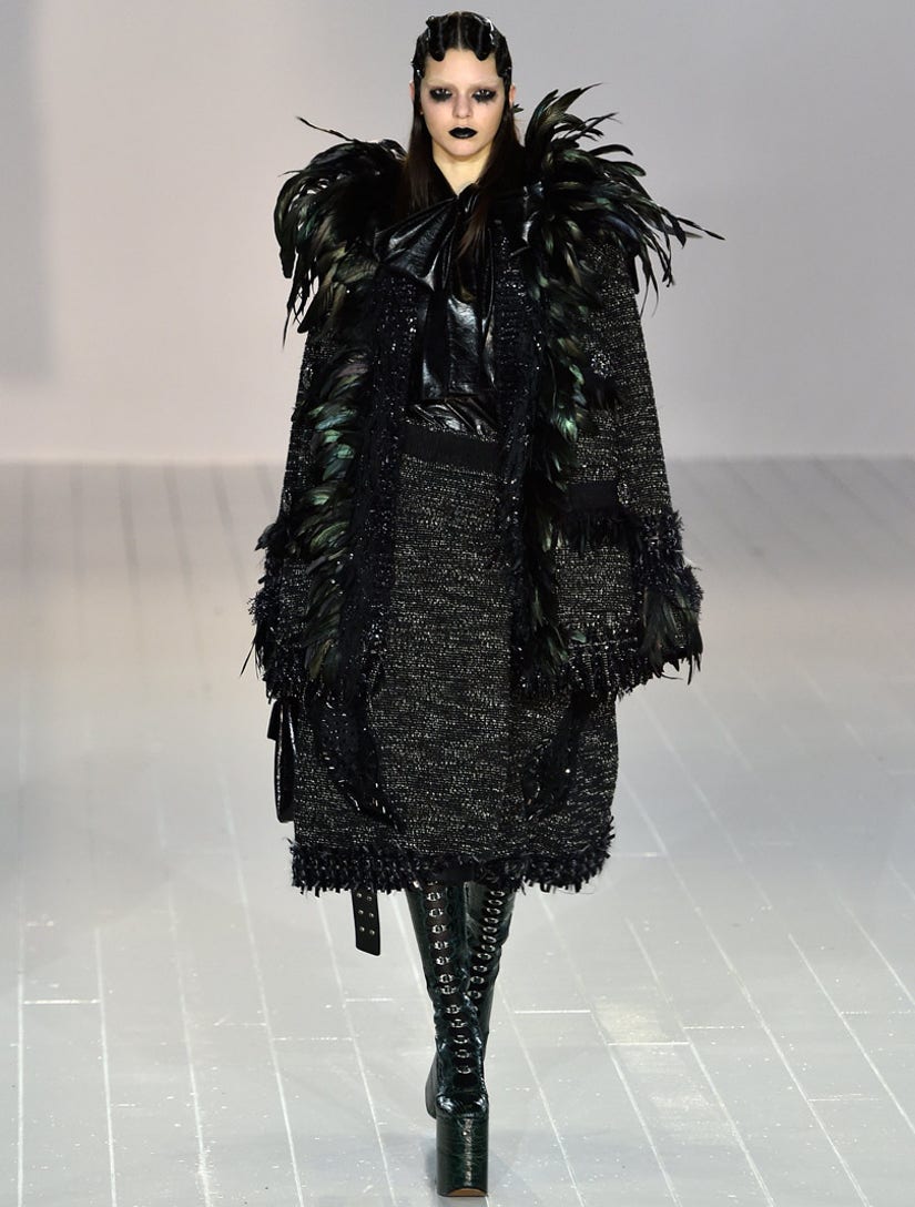 Kendall Jenner is Gothic beauty as she walks catwalk for Christian